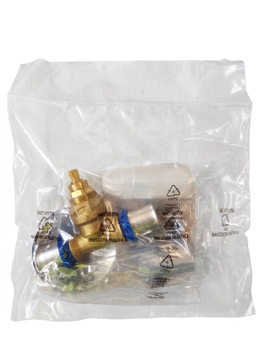 Rubinetto Incasso a Pressare per Tubo Multistrato 3/4×20