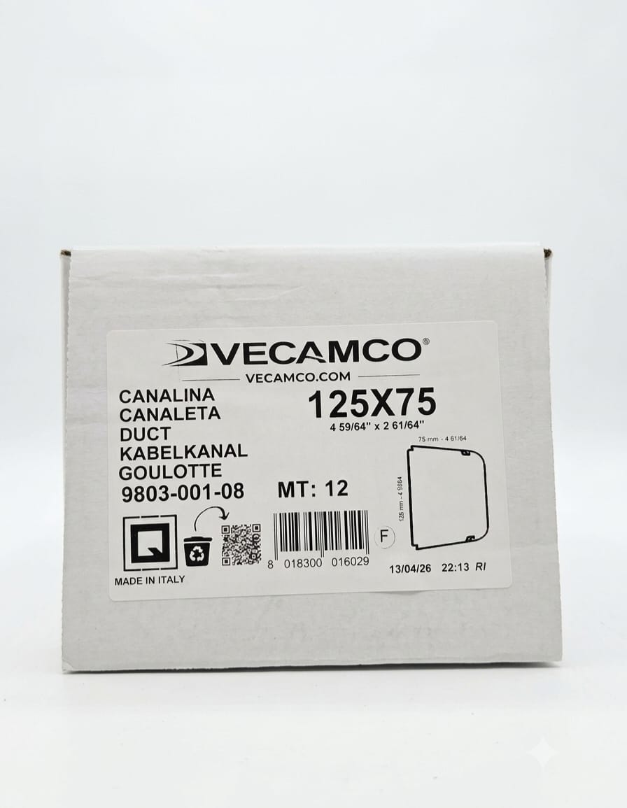 Canalina Vecamco – 125x75 mm (12 mt)
