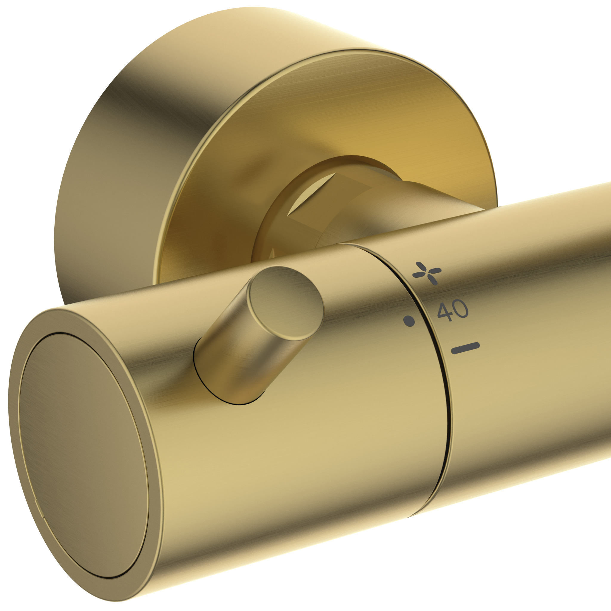 Colonna doccia termostatica Ideal Standard Ceratherm T125+ A7689A2 Brushed Gold soffione 30 cm