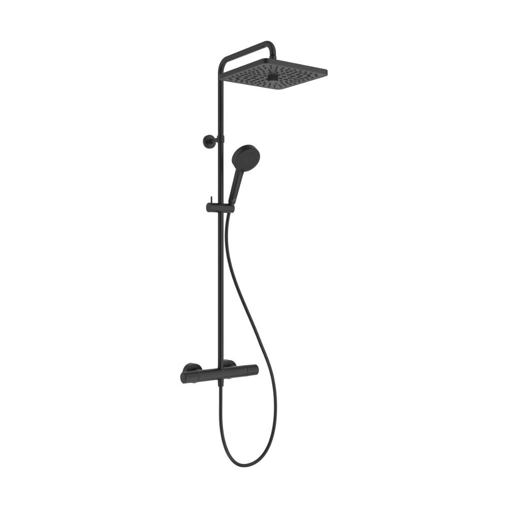 Colonna doccia termostatica Ideal Standard Ceratherm T25+ A8532XG nero seta versione ECO
