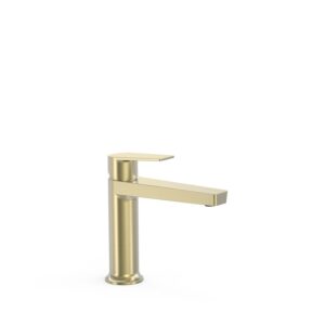 Miscelatore lavabo Tres Project 22110301CA in finitura Cava dorato PBT®