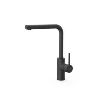 Miscelatore monocomando cucina Tres Kitchens 23044006NM in finitura Nero opaco