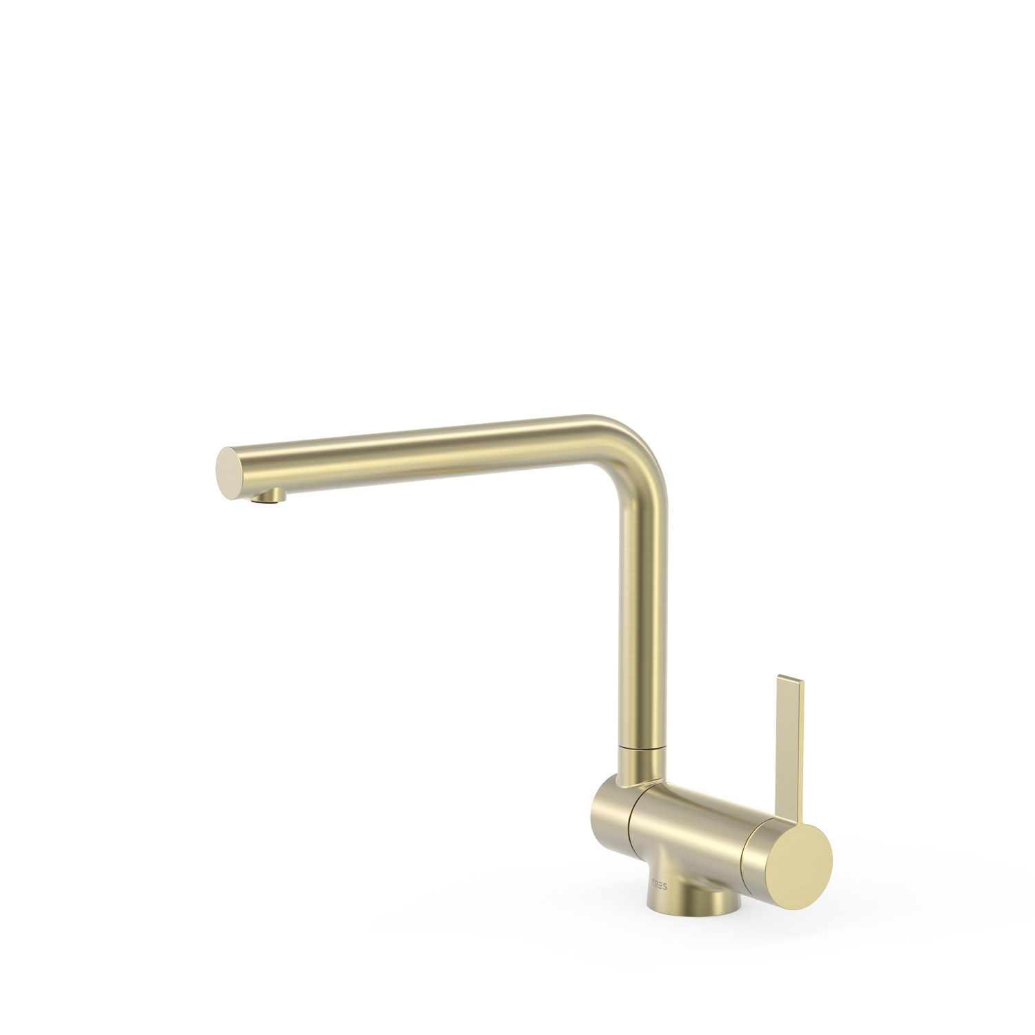 Miscelatore sottofinestra cucina Tres Kitchens 23033503CA in finitura Cava dorato PBT®