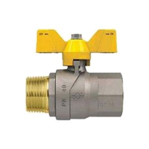 Valvola a sfera con Farfalla MF 1/2 Chiusura Gas FIV